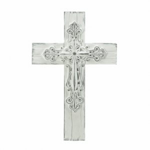 3-Dimensional Whitewashed Cross
