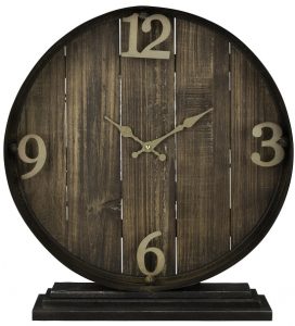 Rustic Farmhouse Large Wood Clock