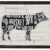 Cottage Style Cow Wall Art