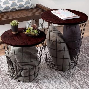 Nesting End Tables with Storage