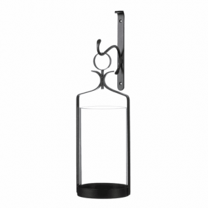 Hurricane Lantern Candle Sconce