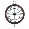 Industrial Rustic Round Wall Clock